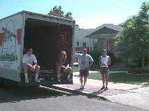 Helpers moving us in